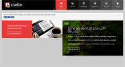 Desktop Screenshot of p-studio.ro